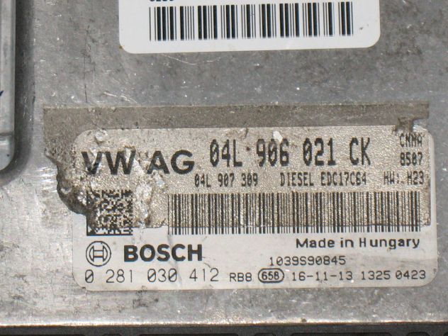 0281030412 ECU AUDI Q5 2.0 EDC17C64-2.2 04L906021CK 04L907309 EDC17C64 - Foto 2