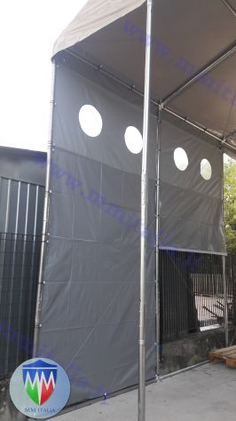 Coperture  8 x 10 x 5,45 mt. Tenso  tendoni uso magazzino deposito rimessaggio - Foto 5