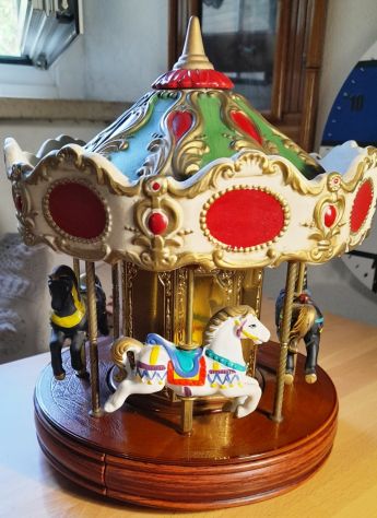 giostrina  con cavalli e carillon  cm22x26 - Foto 5