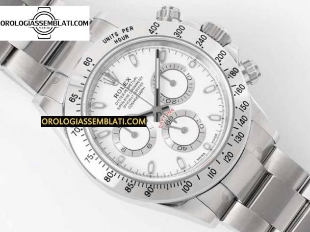 Rolex Replica DAYTONA 116520 1:1 BEST EDITION QUADRANTE BIANCO SU BRACCIALE SS SA4130 - Foto 3