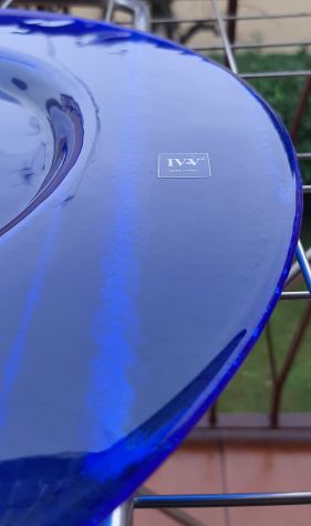 SOTTOPIATTI MULTIUSO IVV DESIGN-MADE IN ITALY- VETRO  BLU 34 CM. - Foto 4