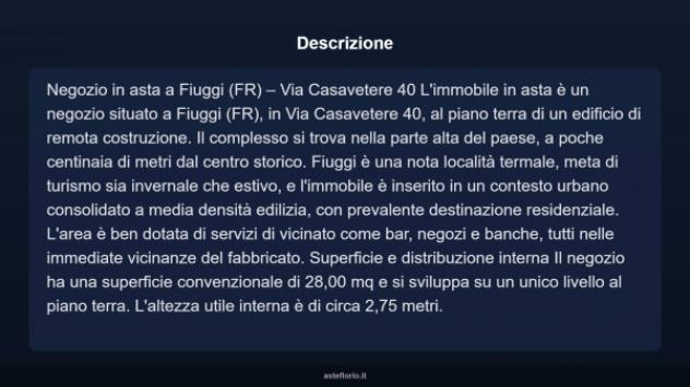 Immobile in asta di 28 m² in vendita a Fiuggi - Foto 4