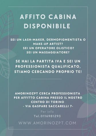 ***Affitto***  Cabina per Massaggi e Trattamenti Olistici ed Estetici