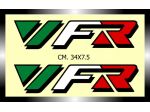 Coppia adesivi moto HONDA - VFR versione TRICOLORE