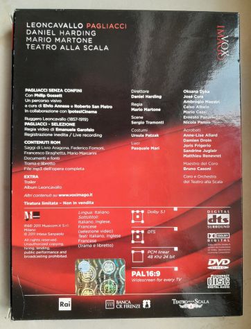DVD + CD Leoncavallo Pagliacci - Daniel Harding, Mario Martone Teatro alla Scala - Foto 2