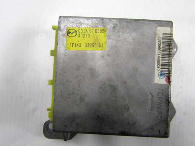 G31A57K30B KIT AIRBAG MAZDA 6 SW 2.0 D 105KW 6M 5P (2007) RICAMBIO USATO CON PRETENSIONATORI CINTURE DI SICUREZZA, CENTRALINA AIRBAG, AIRBAG VOLANTE, - Foto 2