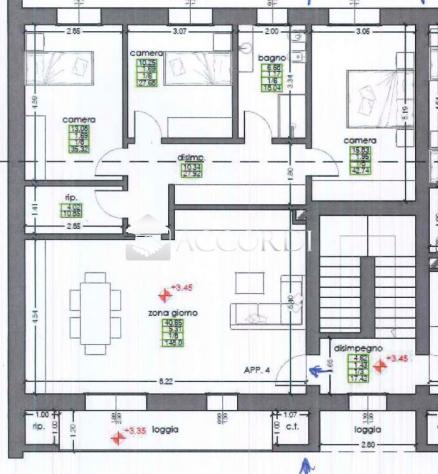 APPARTAMENTO di 4 vani e di 125 mq (FARRA DI SOLIGO) rif. MM1233 - Foto 2