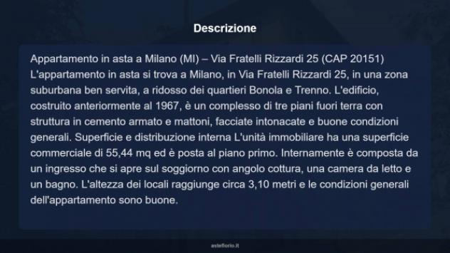 Immobile in asta di 55 m² in vendita a Milano - Foto 14