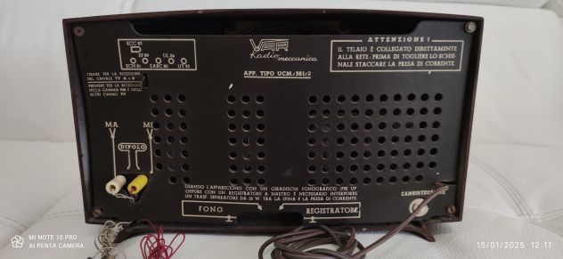 Radio a valvole MIVAR ucm/581/2 Rodi - Foto 6