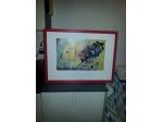 QUADRO STAMPA SU PANNELLO TENUTO MOLTO BENE,RIPRODUZIONE DEL 1925,DI KANDINSKY C