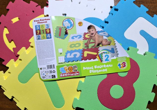 Tappeto puzzle numeri