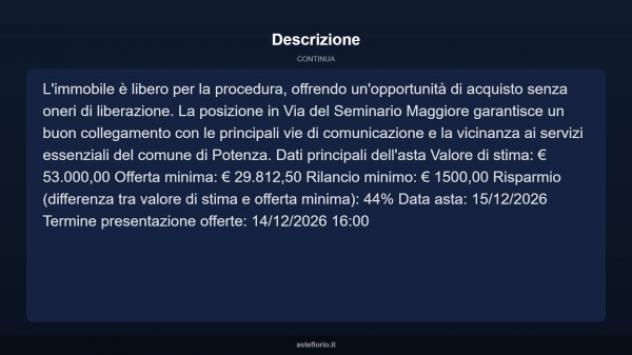 Immobile in asta di 111 m² in vendita a Potenza - Foto 13