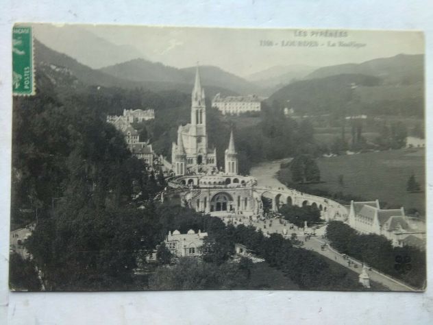 lotto di 6 antiche cartoline provenienza estera verso italia an 30 - Foto 3