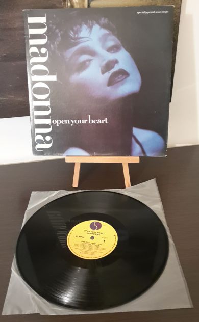MADONNA, open your heart, 45 RPM, Canada Sire 92 05970 CR. - Foto 3