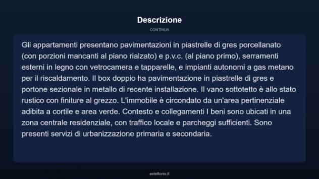 Immobile in asta di 124 m², box auto doppio in vendita a Cedrasco - Foto 12