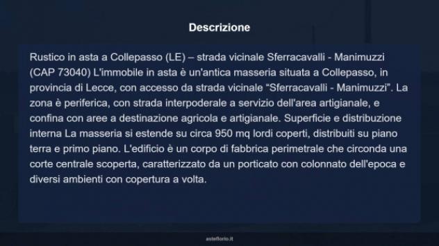 Immobile in asta di 950 m² in vendita a Collepasso - Foto 13
