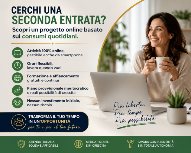 Vuoi creare una seconda entrata? Scopri questa attività online !
