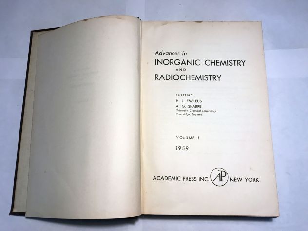 Libro di chimica e radiochimica del 1959 (Inglese) - Foto 3