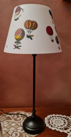 Piero Fornasetti per Antonangeli lampada da tavolo vintage  mongolfiere , con la - Foto 2