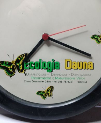 OROLOGIO DA PARETE PUBBLICITARIO EPOCA ANNI 90 - Foto 2