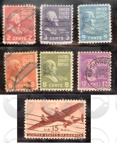 U.S.A. 1917-1959 Francobolli usati - Foto 3