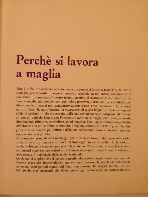 Libro "Maglia lavori - idee per la donna - la casa - il bambino" del 1967 - Foto 2
