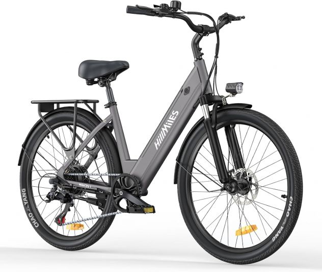 Bicicletta Elettrica HillMiles 250W MileCity1 GRIGIO
