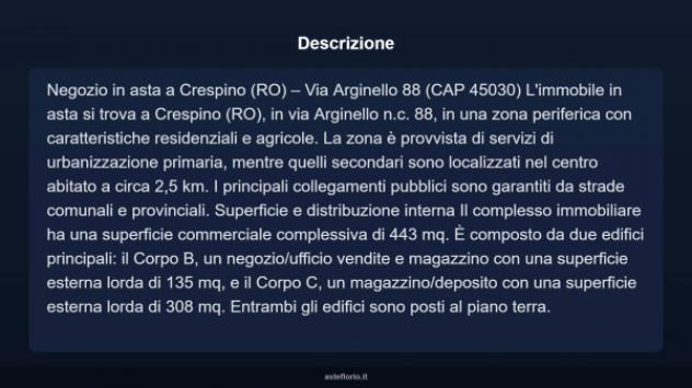 Immobile in asta di 443 m² in vendita a Crespino - Foto 4
