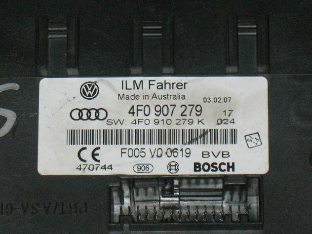 4F0907279K ECU COMFORT AUDI A6 4F0907279 4F0907279K F005V00619 - Foto 2