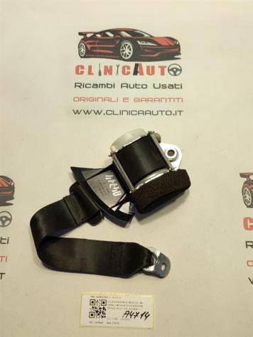 CINTURA DI SICUREZZA POSTERIORE SX VOLKSWAGEN Scirocco Serie (137) 1K8857805 CAVD (0814)