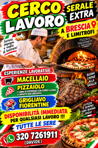 CERCO LAVORO SERALE