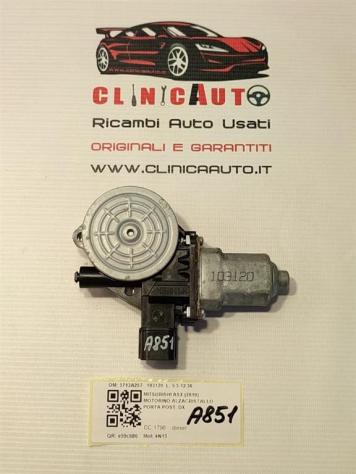 MOTORINO ALZAVETRO POSTERIORE DESTRA MITSUBISHI ASX 1° Serie 5713A257 (10)