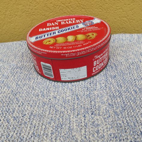 SCATOLA IN LATTA DELLA BUTTER COOKIES IMPORTED DAN BAKERY DANISH - - Foto 2