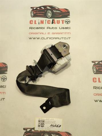 CINTURA DI SICUREZZA POSTERIORE DX OPEL Meriva 3° Serie 13305706 13250510 B14XER (10) - Foto 2