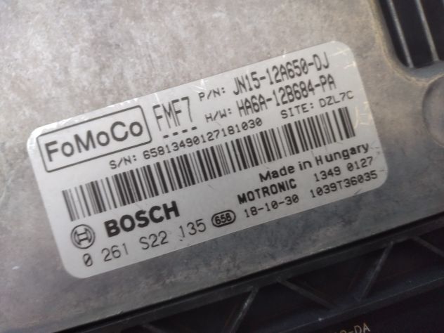 Centralina motore Bosch Ford, 0261S22135, 0 261 S22 135, JN15-12A650-DJ Ford Ec - Foto 5