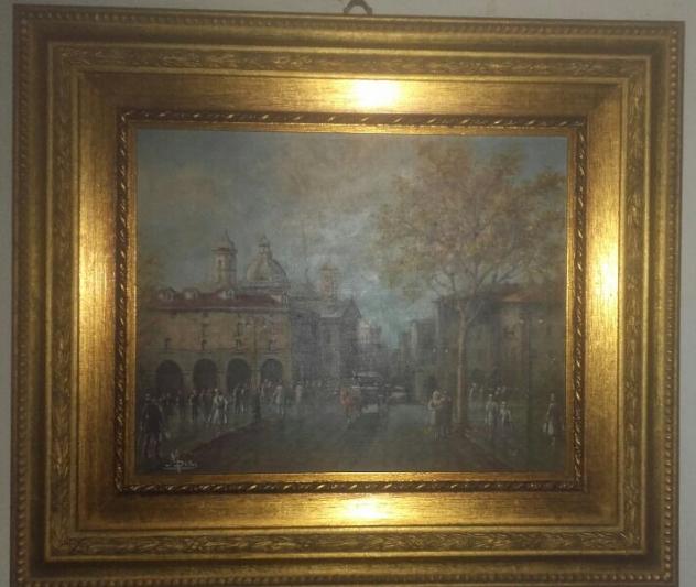 Olio su tavola del pittore mdia