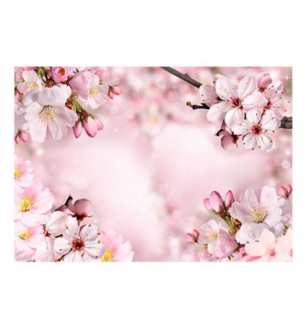 Fotomurale Adesivo Elegante Con I Fiori Rosa ARREDALACASA ????? (0)Review - Foto 2