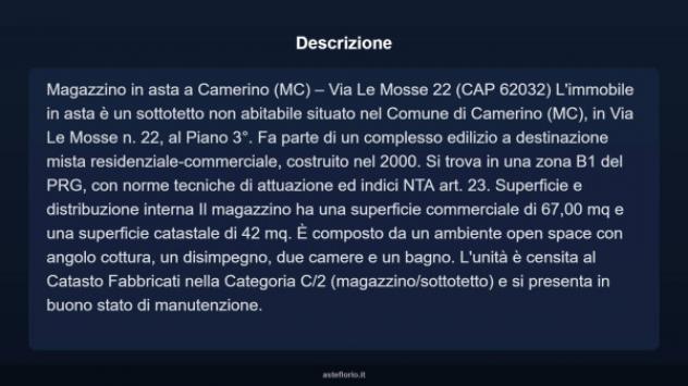 Immobile in asta di 67 m² in vendita a Camerino - Foto 4