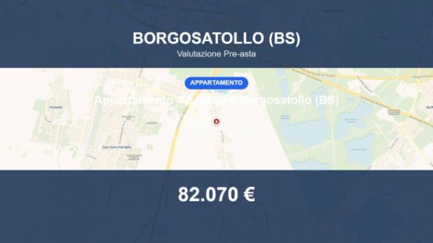 Immobile in asta di 60 m², box auto in vendita a Borgosatollo