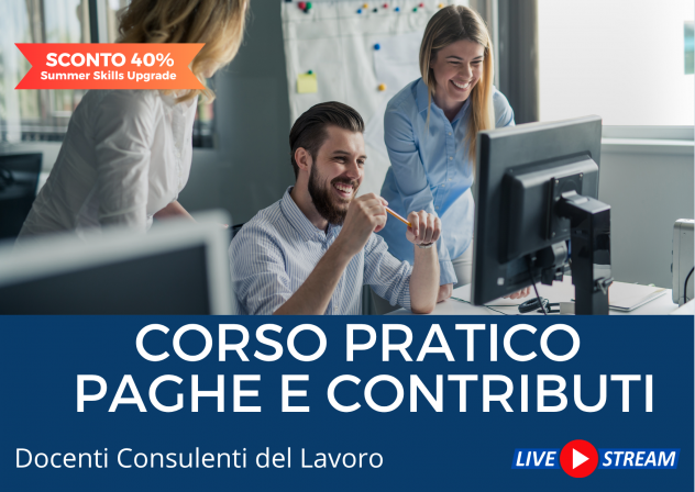 Corso Paghe e Contributi in diretta web