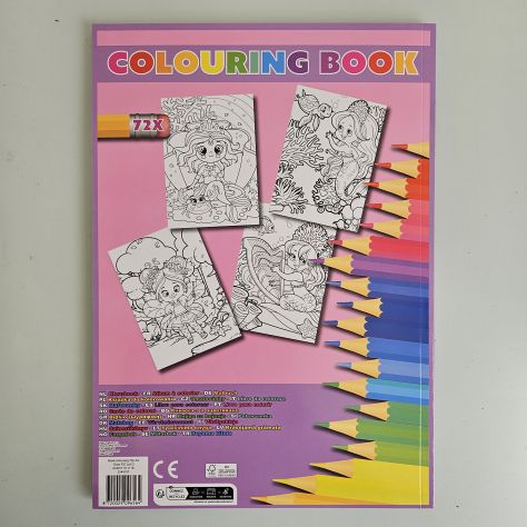 Libro da Colorare, Colouring Book - Sirenetta A4 - 2026 - TRACCIATA!! - Foto 6