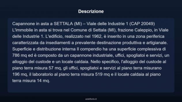 Immobile in asta di 786 m² in vendita a Settala - Foto 3