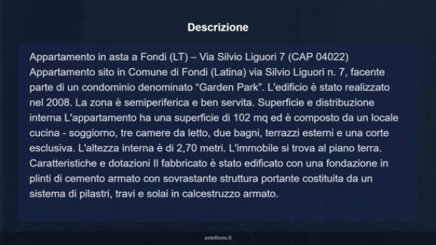 Immobile in asta di 102 m², box auto in vendita a Fondi - Foto 12