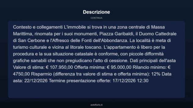 Immobile in asta di 108 m² in vendita a Massa Marittima - Foto 14