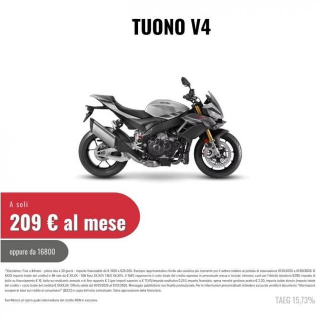 APRILIA TUONO V4 1100 .