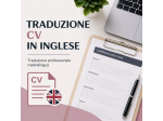Traduzione CV in inglese