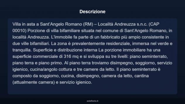 Immobile in asta di 258 m² con più di 5 locali in vendita a Sant'Angelo Romano - Foto 7