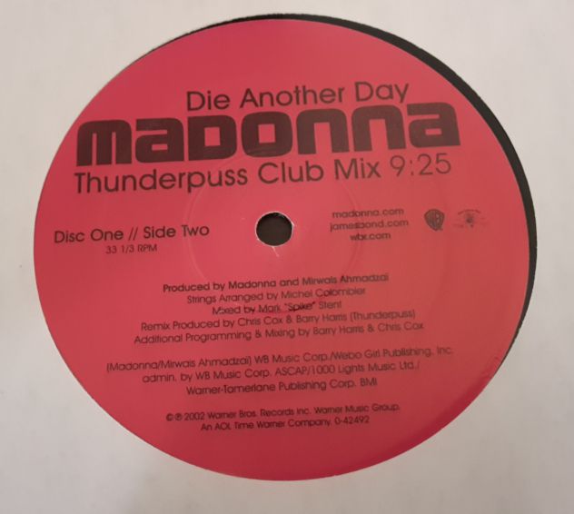 MADONNA, Die Another Day,  2x12" LP Vinile, Stati Uniti 2002. - Foto 7