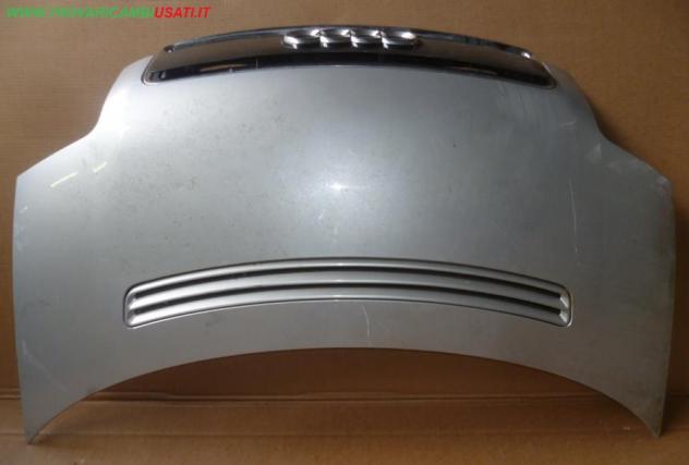 COFANO ANT. ARGENTO CON GRIGLIA  Carrozzeria  Lamierati esterni  Cofano  Cofano ant. AUDI - A2 - 01-08-2000 - 01-02-2006
