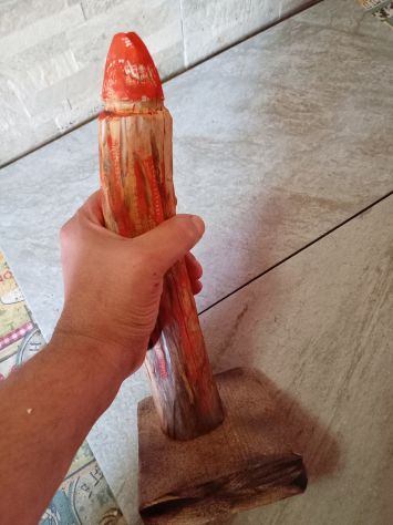 Statuetta erotica artigianale in Abete e Larice - NUOVA - Foto 6